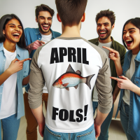 l'image d'un poisson qui s'affiche au dos du tee-shirt d'un jeune homme au milieu d'un groupe d'amis pour faire allusion au 